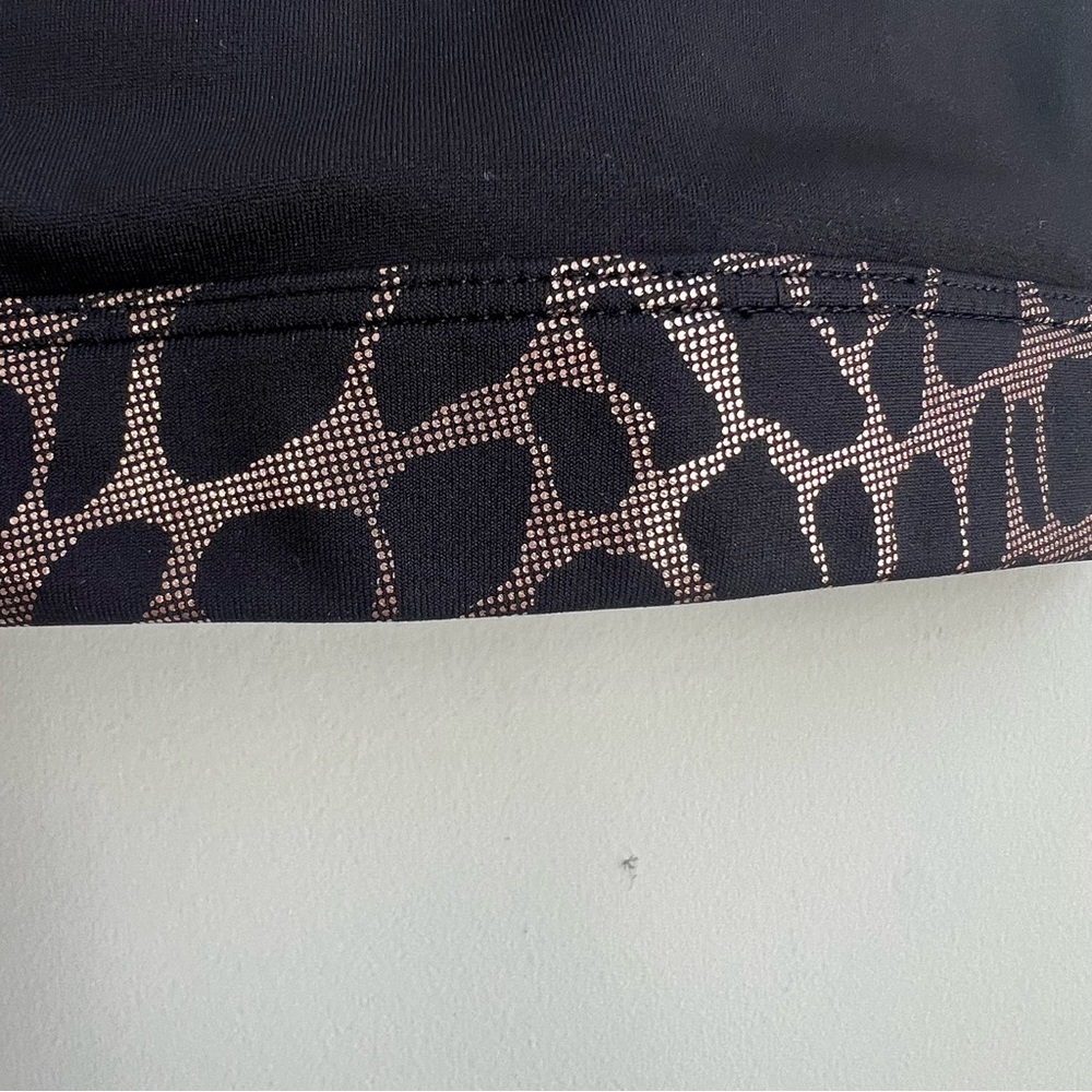 New Zyia Active Sports Bra Copper Jungle Light N Tight Copper Tiger Racerback — image 7 of 8